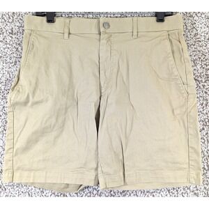 Fabletics The High Side Chino Shorts Mens 32‎ Beige Golf Hike
